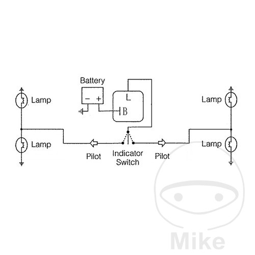 JMP relé blinkru elektrické 12V 2-pólové APRILIA AF1 50 FUTURA 90-92, AF1 50 PROJECT 108 88, AF1 50 89, AF1 125 FUTURA 90-91, AF1 125 SINTESI 88, AF1 125 SINTESI REPLICA 89, AF1 125 SPORT PRO 92-93...