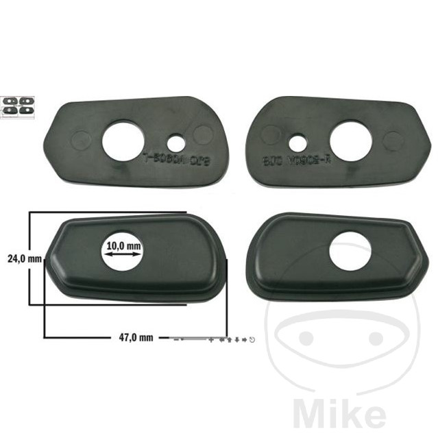 Levně JMP blinkr AUFN černá SUZUKI GSR 600 06-08, GSR 600 U 06-08, GSR 600 A ABS 07-08, GSR 600 UA ABS 07-08