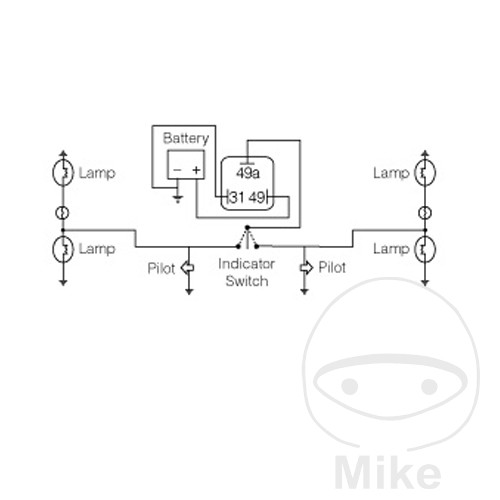 JMP relé blinkru elektrické 12V 3 pólové BMW F 650 650 GS 00-08, F 650 650 GS  ABS 00-08, R 45 S 78-85, R 45 N 78-85, R 65 1SERIE 78-80, R 65 2SERIE 80-85, R 65 LS 81-85...