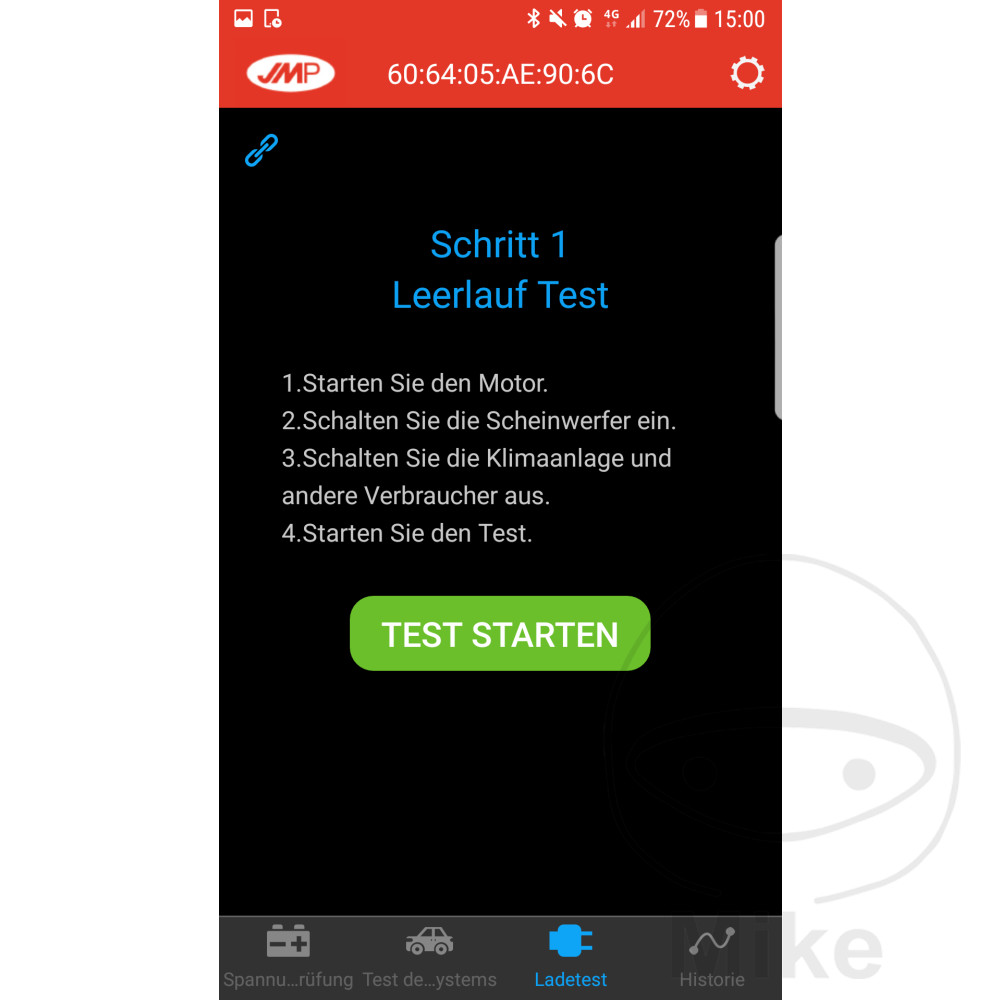 Levně JMP skan Monitor akumulátorů 2 Bluetooth propojení s aplikací zdarma ADIVA AD 250 07, AD 250 IE 08-10, NAMURA 50 09-10, ADLY/HER CHEE/HERKULES AIR TEC