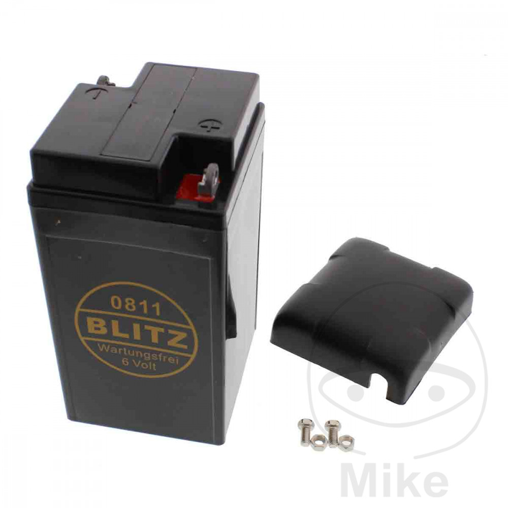 Levně Blitz motocyklový akumulátor 0811 Gel černý 6V s víkem Blitz BMW R 24 48-50, R 25 50-51, R 25 /2 51-54, R 25 /3 53-56, R 35 37-41, R 50 55-60, R 50 /2