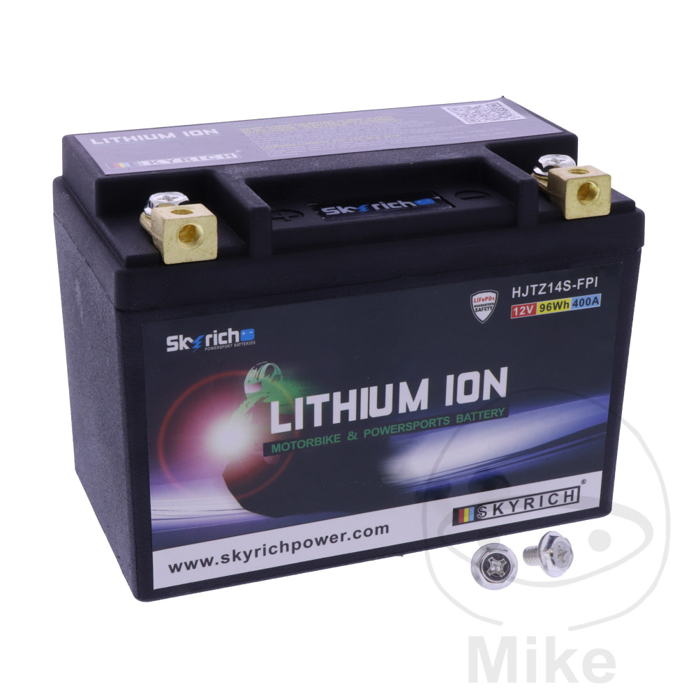 Levně Skyrich akumulátor motocyklový HJTZ14S-FPI Lithium-Ionen BENELLI BN 302 14-16, BN 302 ABS 16-20, BN 302 S ABS 20-24, BN 600 GT 14-16, BN 600 I 16,