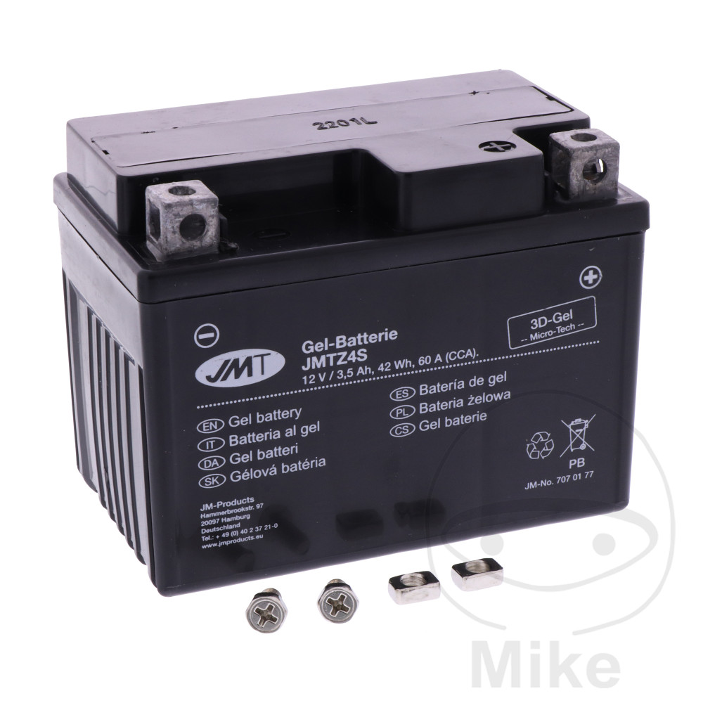 Levně JMT akumulátor motocyklový YTZ4V GEL JMT HONDA CRF 110 F I 22-25, CRF 125 F 17/14 PALCŮ 19, CRF 125 F 17/14 ZOLL 20-25, CRF 125 FB 19/16 ZOLL
