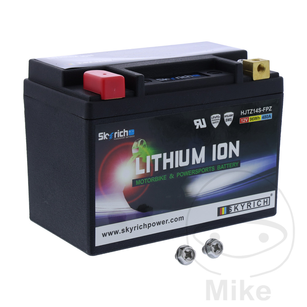 Skyrich akumulátor motocyklový HJTZ14S-FPZ SKYR Lithium-iontová BENELLI BN 302 14-16, BN 302  ABS 16-20, BN 302 S  ABS 20-24, BN 600 GT 14-16, BN 600 I 16, BN 600 R 14-15, BN 600 I  ABS 16...