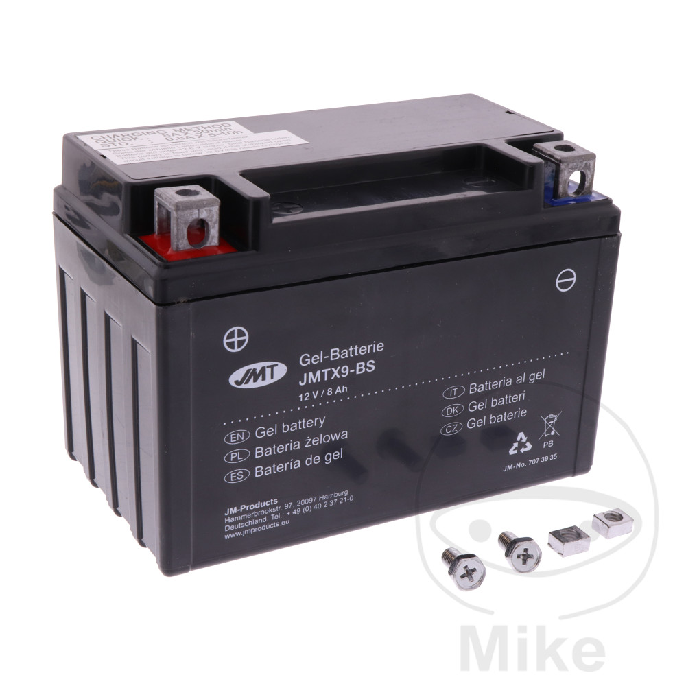 Levně JMT motocyklový akumulátor YTX9-BS Gel JMT Yuasa 7070683 3653 6ON 9163 ADLY/HER CHEE/HERKULES ATV 150 S SPORT 04-09, CHEE/HERKULES ATV 150 U UTILITY