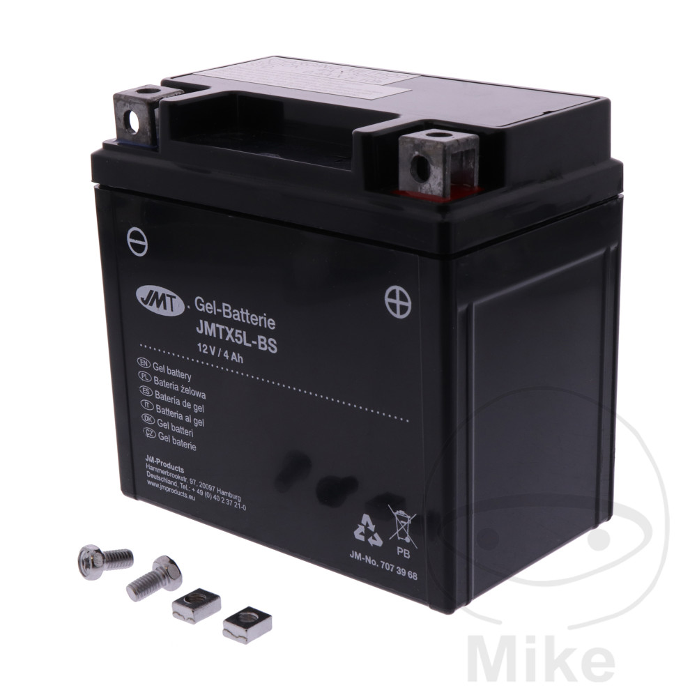 Levně JMT motocyklový akumulátor YTX5L-BS Gel JMT Yuasa 7070857 3745 6ON 9130 ADLY/HER CHEE/HERKULES GTA 50 BLIZZARD EURO2 09, CHEE/HERKULES GTA 50