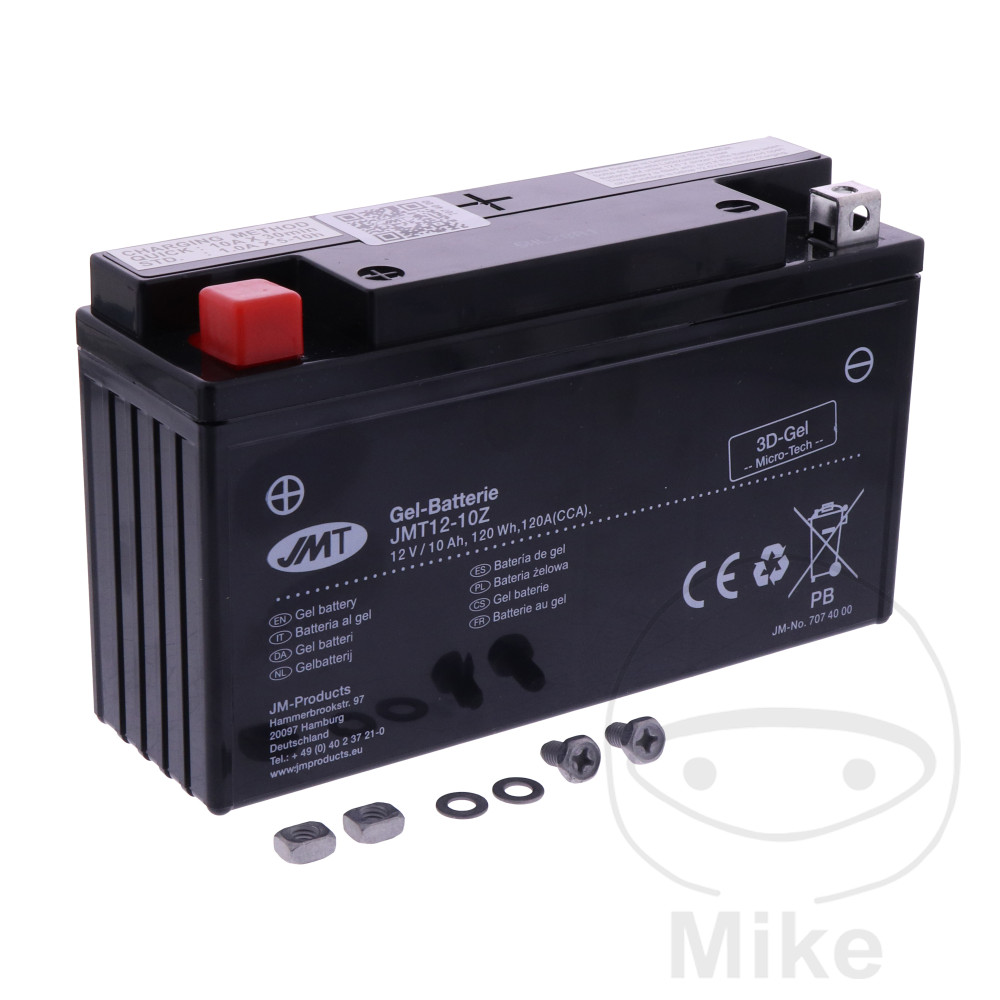 Levně JMP akumulátor motocyklový YT12-10Z GEL JMT ZONTES B1 350 ABS 22, G1 125 ABS GUSSRAD 20-23, G1 125 ABS GUSSRAD EURO5 24-25, G1 125 ABS GUSSRAD