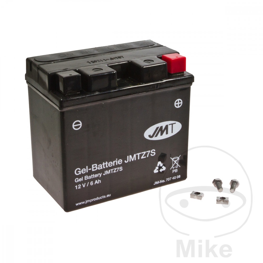 Levně JMT motocyklový akumulátor YTZ7S Gel JMT Yuasa 7071020 0108 6ON 9001 AJP PR5 250 ENDURO 10-15, PR5 250 ENDURO EXTREME 13-15, PR5 250 SUPERMOTO 10-12,