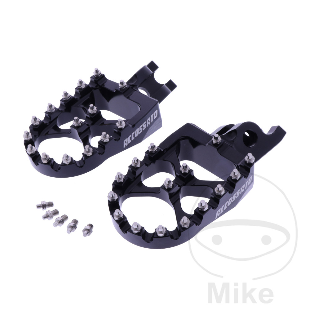 Accossato stupačky sada černý Accossato Motocross HONDA CR 125 R 02-07, CR 250 R 02-07, CRF 150 R 17/14 PALCŮ 07-15, CRF 150 RB 19/16 PALCŮ 07-17, CRF 250 R 04-16, CRF 250 X 04-19, CRF 250 RE 16...