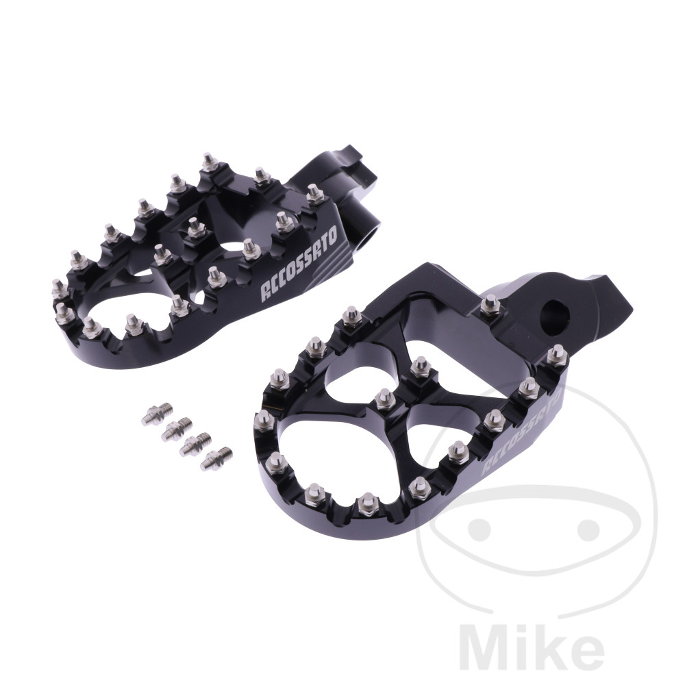 Accossato stupačky sada černý Accossato Motocross BMW F 650 650 GS 00-08, F 650 650 GS ABS 00-08, F 650 650 GS DAKAR 00-08, F 650 650 GS DAKAR ABS 02-08, F 650 800 GS 08-12, F 650 800 GS ABS 08-12, F 700 800 GS ABS 13-17...