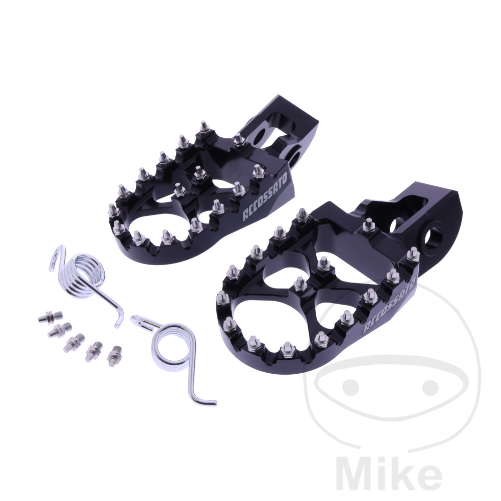 Accossato stupačky sada černý Accossato Motocross KTM SX 125 16-17, SX 150 16-17, SX 250 16-17, SX-F 250 IE 16-17, SX-F 250 IE FACTORY EDITION 17, SX-F 350 IE 16-17, SX-F 450 IE 16-17...