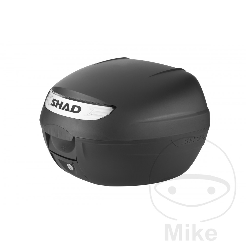 Shad horní kufr černý 26 litrů Shad SH26 s platem APRILIA ARRECIFE 125 04-06, ARRECIFE 200 04-06, ARRECIFE 250 04-06, ATLANTIC 125 IE 12-13, ATLANTIC 125 03-12, ATLANTIC 200 04-05, ATLANTIC 250 04-06...