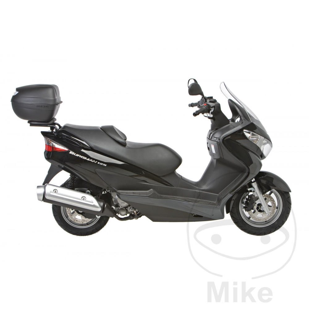 Shad horní kufr černý 26 litrů Shad SH26 s platem APRILIA ARRECIFE 125 04-06, ARRECIFE 200 04-06, ARRECIFE 250 04-06, ATLANTIC 125 IE 12-13, ATLANTIC 125 03-12, ATLANTIC 200 04-05, ATLANTIC 250 04-06...