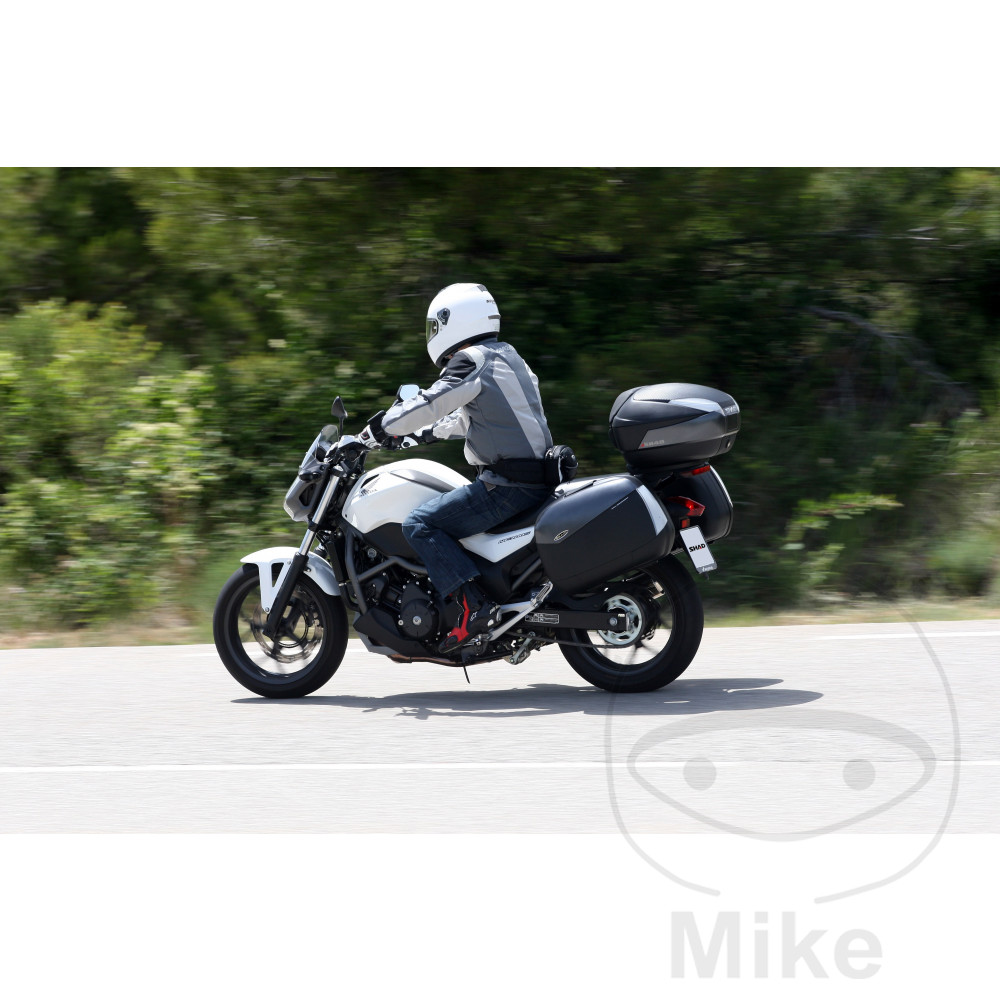 Shad horní kufr černý titan 48 litrů Shad SH48 s platem APRILIA ARRECIFE 125 04-06, ARRECIFE 200 04-06, ARRECIFE 250 04-06, ATLANTIC 125 IE 12-13,
