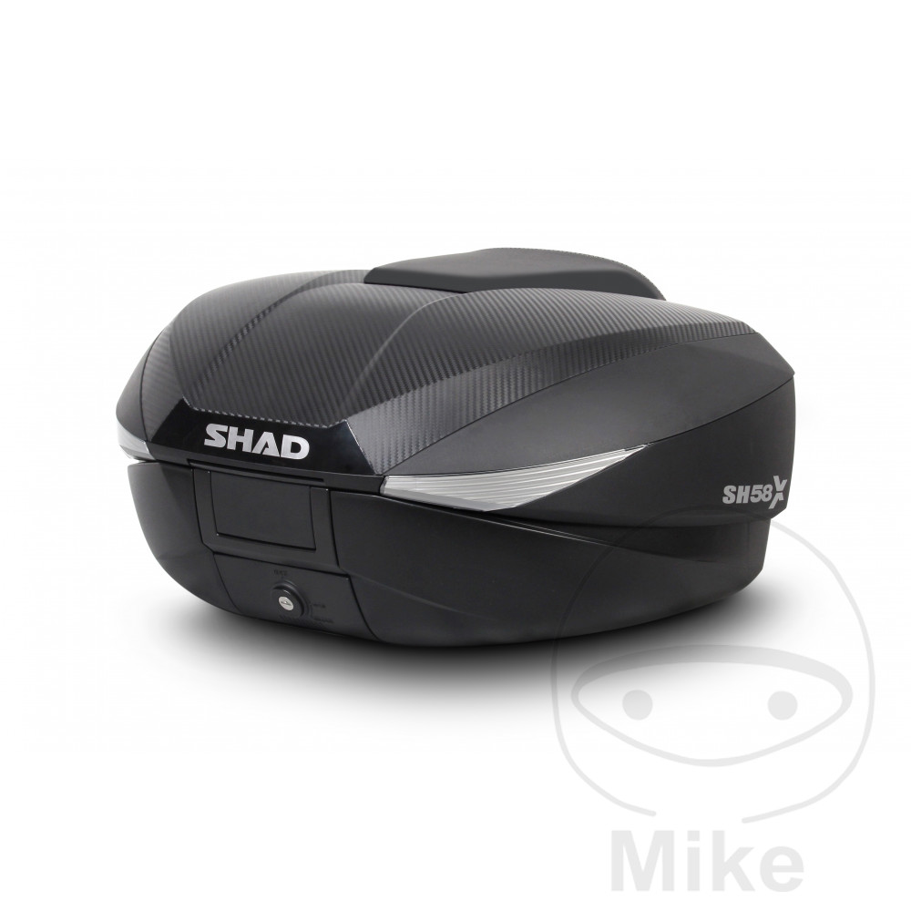 Shad horní kufr karbon 46-58L Shad SH58X s platem APRILIA ARRECIFE 125 04-06, ARRECIFE 200 04-06, ARRECIFE 250 04-06, ATLANTIC 125 IE 12-13, ATLANTIC