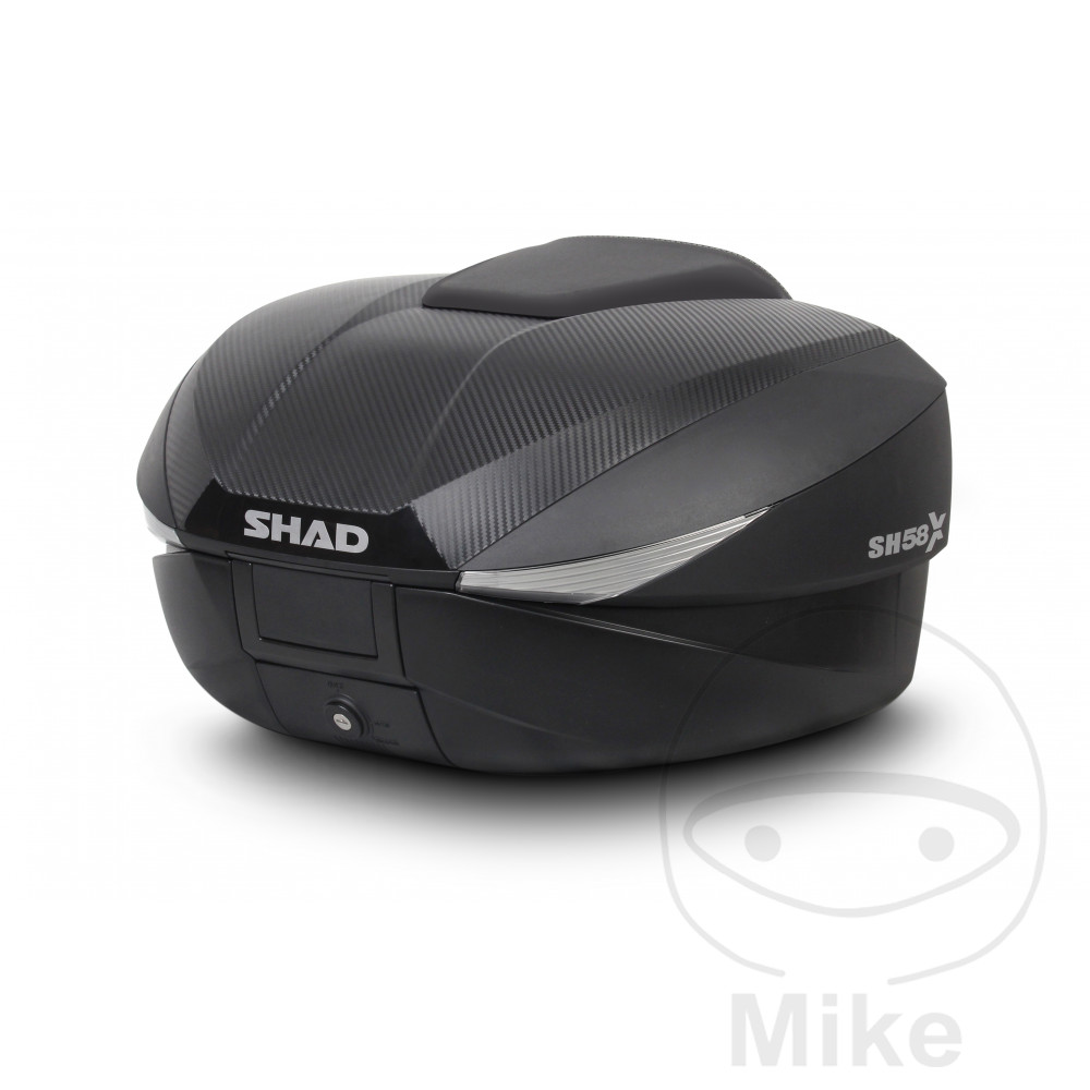 Shad horní kufr karbon 46-58L Shad SH58X s platem APRILIA ARRECIFE 125 04-06, ARRECIFE 200 04-06, ARRECIFE 250 04-06, ATLANTIC 125 IE 12-13, ATLANTIC 125 03-12, ATLANTIC 200 04-05, ATLANTIC 250 04-06...