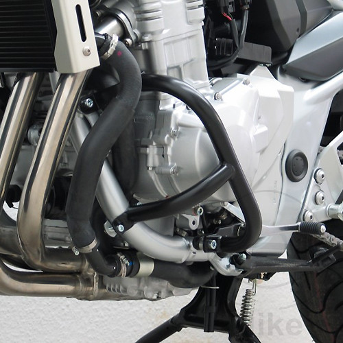Fehling ochranný rám motoru vpředu černý Fehling SUZUKI GSF 650 S BANDIT 07-10, GSF 650 BANDIT 07-13, GSF 650 SU BANDIT 07-10, GSF 650 U BANDIT 07-11, GSF 650 SA BANDIT ABS 07-10, GSF 650 A BANDIT ABS 07-13, GSF 650 SUA BANDIT ABS 07-10...