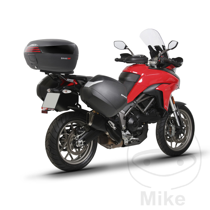 Shad horní kufr černý 46 litrů Shad SH46 s platem APRILIA ARRECIFE 125 04-06, ARRECIFE 200 04-06, ARRECIFE 250 04-06, ATLANTIC 125 IE 12-13, ATLANTIC