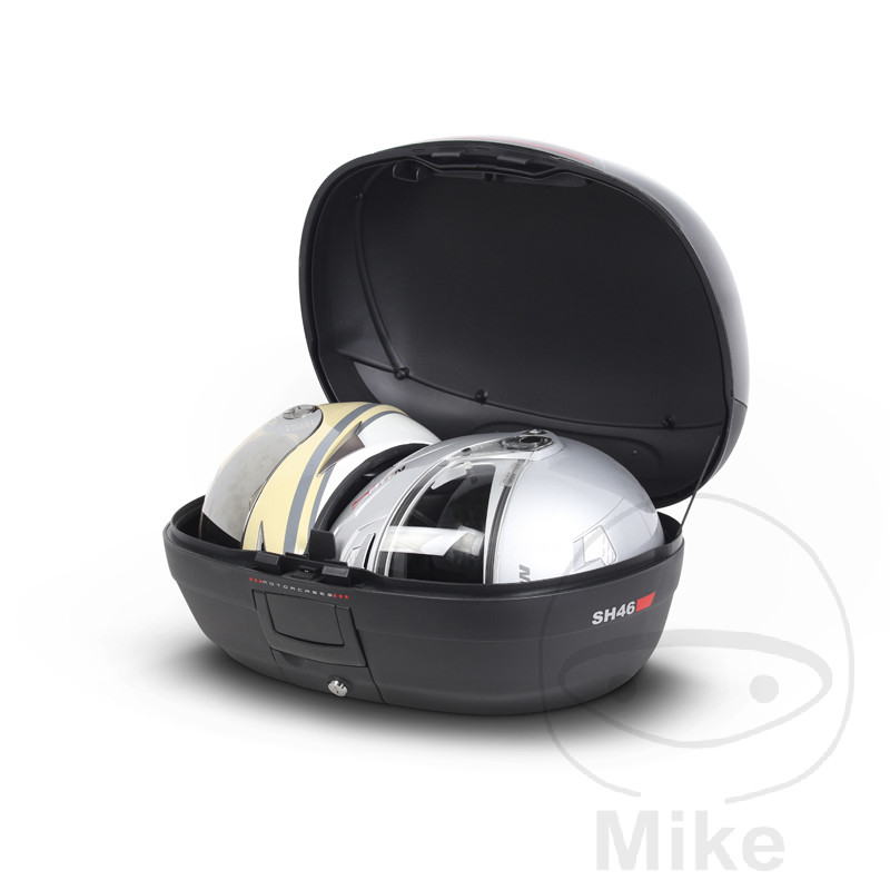 Shad horní kufr černý 46 litrů Shad SH46 s platem APRILIA ARRECIFE 125 04-06, ARRECIFE 200 04-06, ARRECIFE 250 04-06, ATLANTIC 125 IE 12-13, ATLANTIC 125 03-12, ATLANTIC 200 04-05, ATLANTIC 250 04-06...