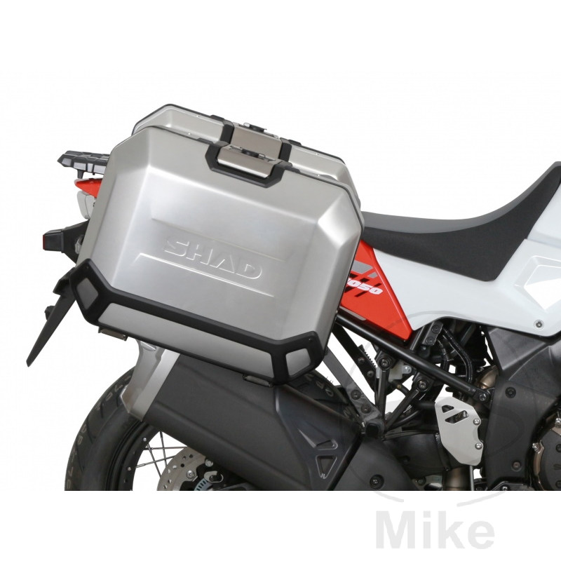 Shad držák bočních kufrů Shad pro 4P System SUZUKI DL 1000 A V-STROM ABS 14-20, DL 1000 A V-STROM BIG ABS 14, DL 1000 XTA V-STROM ABS 17-19, DL 1000 XTA V-STROM ABS SPEICHENRAD 20, DL 1050 RQ V-STROM ABS GUSSRAD 20-22, DL 1050 XT RC V-STROM ABS SPEICHENRA