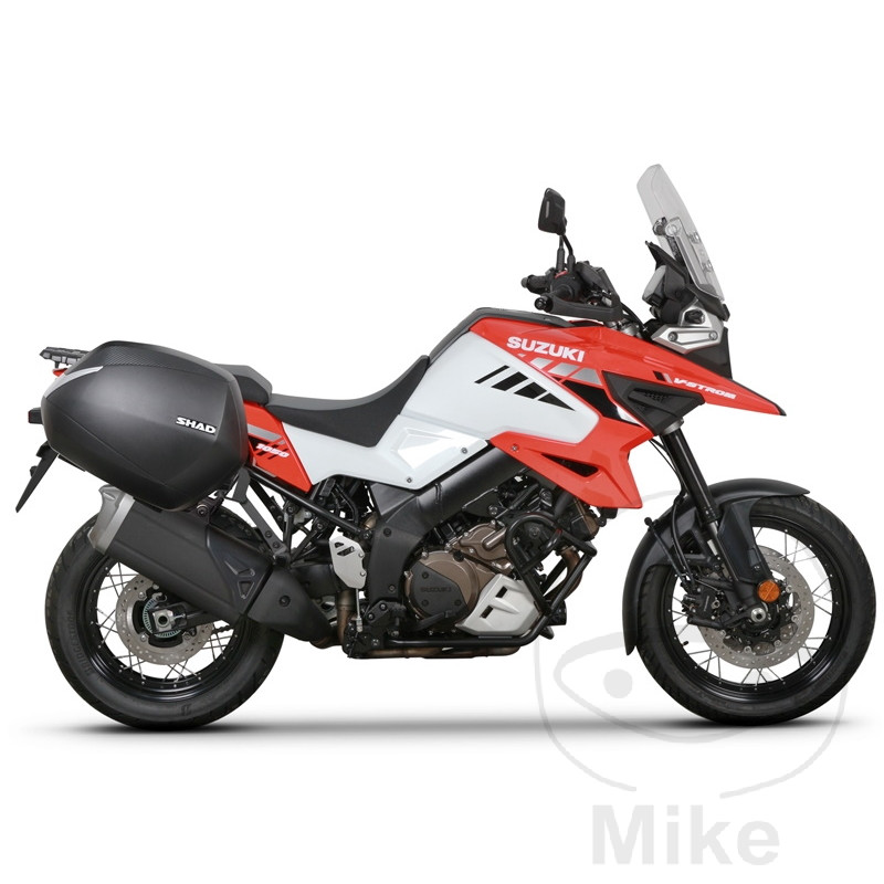 Shad držák bočních kufrů Shad pro 3P System SUZUKI DL 1000 A V-STROM ABS 14-20, DL 1000 A V-STROM BIG ABS 14, DL 1000 XTA V-STROM ABS 17-19, DL 1000 XTA V-STROM ABS SPEICHENRAD 20, DL 1050 RQ V-STROM ABS GUSSRAD 20-22, DL 1050 XT RC V-STROM ABS SPEICHENRA