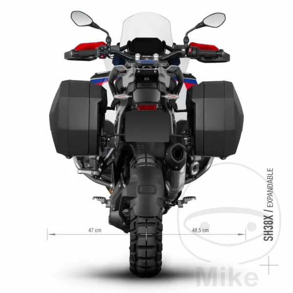 Shad držák bočních kufrů pro 3P SYSTEM BMW R 1300 GS ADVENTURE SCHMIEDERAD 25, R 1300 GS ADVENTURE SPEICHENRAD 25