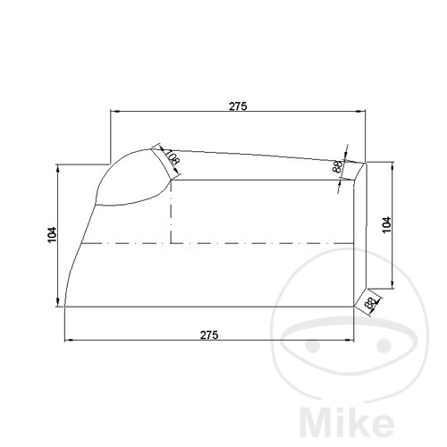 6ON krycí plachta motocyklů 500-1000CCM Motomike modrý/stříbrný APRILIA DORSODURO 750 SMV 08-13, DORSODURO 750 SMV ABS 09-17, DORSODURO 750 SMV FACTORY 10-13, DORSODURO 750 SMV FACTORY ABS 10-13, ETV 1000 CAPONORD 01-05, ETV 1000 CAPONORD ABS 04-09, ETV