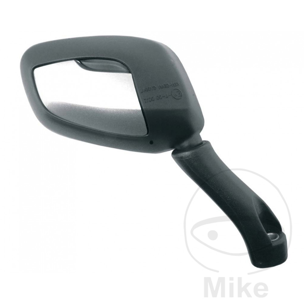 Levně JMP zrcátko černé chrom pravé SYM RS 50 SHARK 04-07, RS 125 DT SHARK 04-05, RS 125 DD SHARK 05-07, SHARK 50 00-03, SHARK 125 DT 99-03, VS 125 06-07