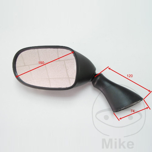 Levně JMP zrcátko černé levé SUZUKI GSX 600 F 98-05, GSX 600 FU 98-01, GSX 750 F 98-06