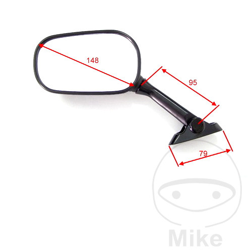 Levně JMP zrcátko černá levý SUZUKI GSX-R 600 02-03, GSX-R 600 U1 02, GSX-R 600 U2 02-03, GSX-R 750 02-03, GSX-R 750 U1 02-03, GSX-R 1000 02, GSX-R 1000 U1