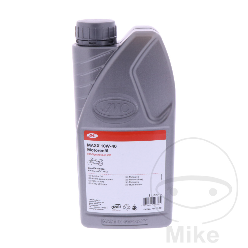 JMC oil 10W40 4T 1 lit. JMC Maxx HC-synthetic GP