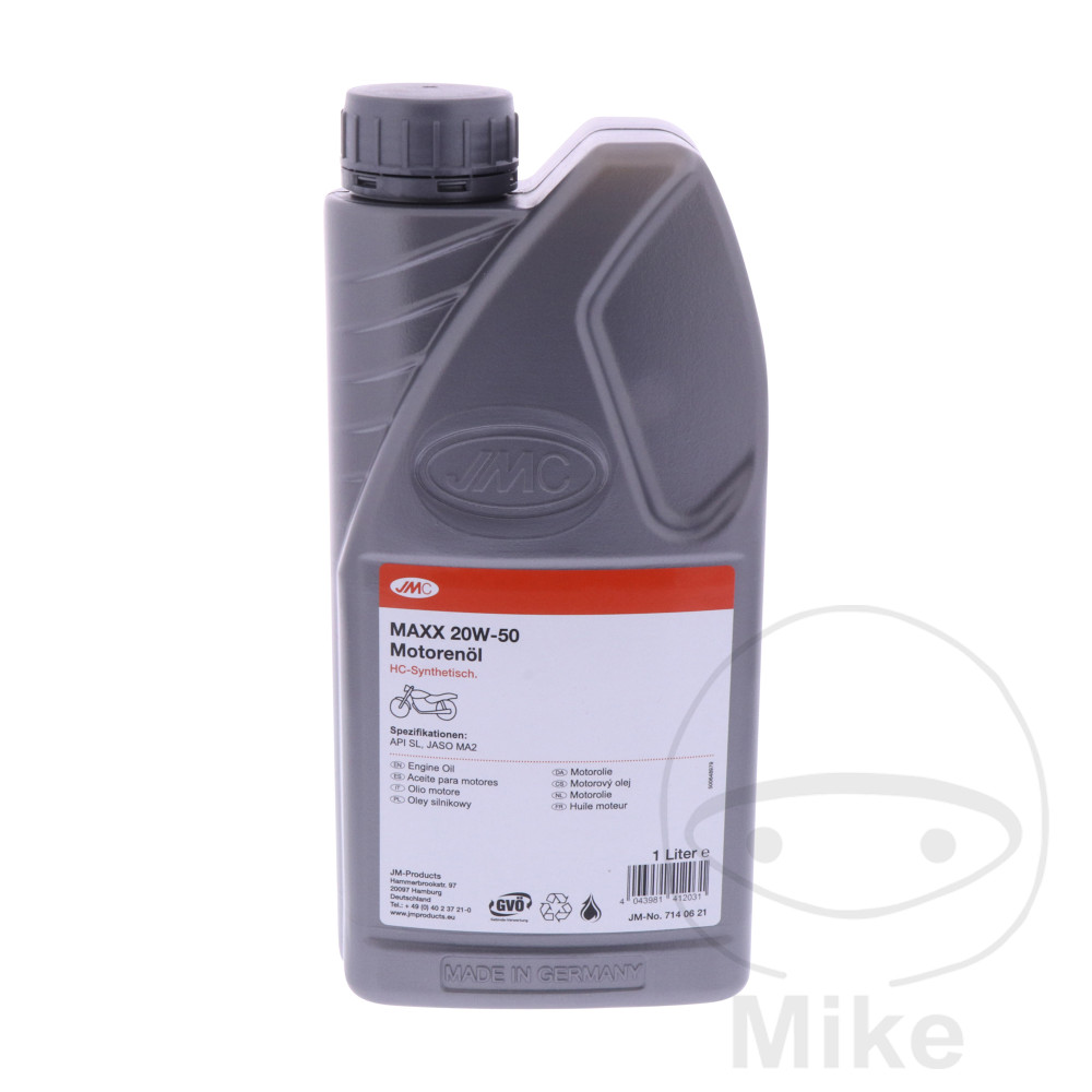JMC engine oil 20W50 4T 1L JMC MAXX HC-SYN