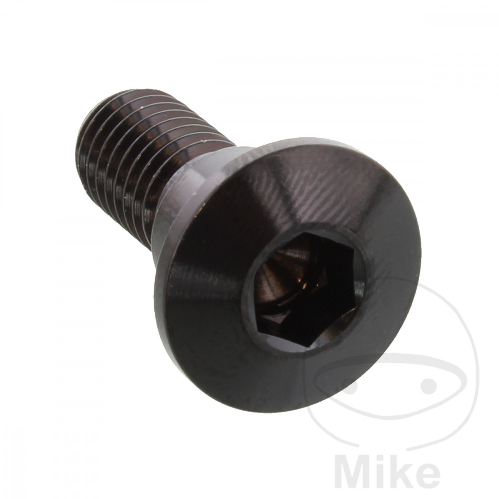 Levně JMP šroub brzdového kotouče Bolt M8X1.25 mm 22 mm nerez V4A černá barva SUZUKI AN 250 BURGMAN 03-06, AN 400 BURGMAN 03-16, AN 400 S BURGMAN 05-06, AN