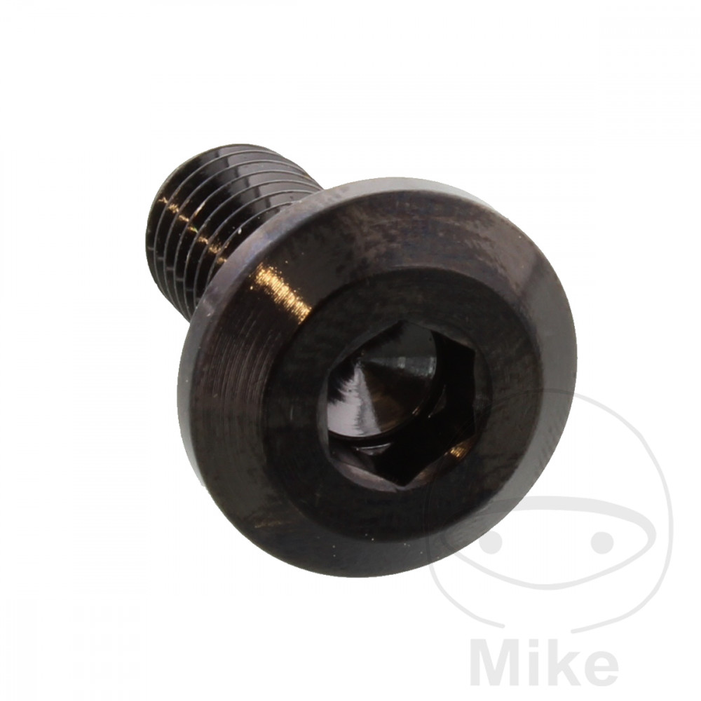 JMP šroub brzdového kotouče Bolt M8X1.25 mm 18 mm nerez V4A černá barva TRIUMPH ADVENTURER 900 96-01, AMERICA 865 07, AMERICA 865 EFI 08-17, AMERICA 865 LT EFI 14-17, BONNEVILLE 800 01-06, BONNEVILLE 800 AMERICA 02-06, BONNEVILLE 800 BLACK 06...