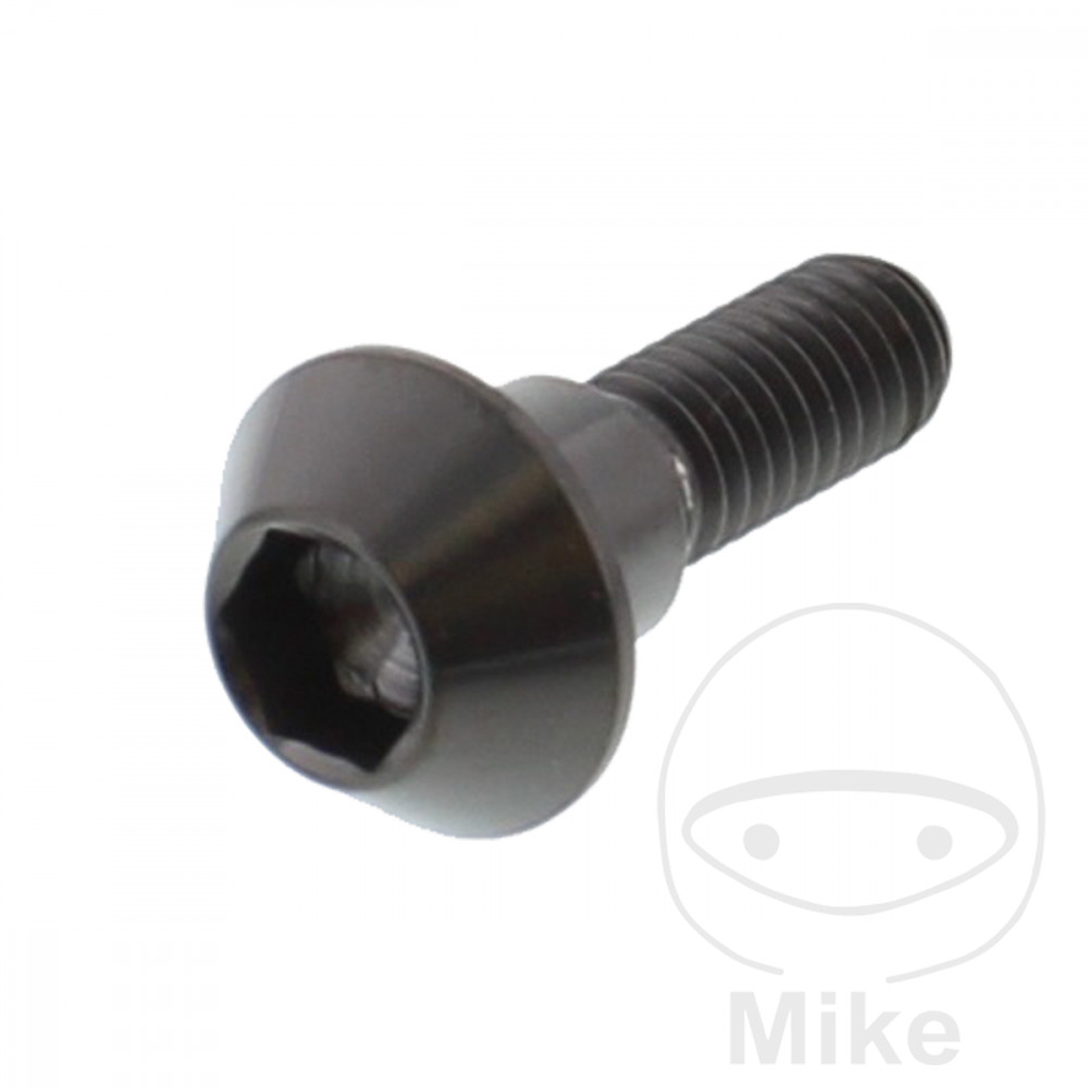 JMP šroub brzdového kotouče Bolt M6X1.00 mm 20 mm Titan černá barva YAMAHA FJR 1300 A ABS 03-21, FJR 1300 AS ABS AUTOMAT 06-19, FJR 1300 AE ABS ELEKTRONICKÝ PODVOZEK 14-19, FJR 1300 01-05, FJR 1300 AS ABS AUTOMATIK 20-21, FJR 1300 AS ULTIMATE EDITION