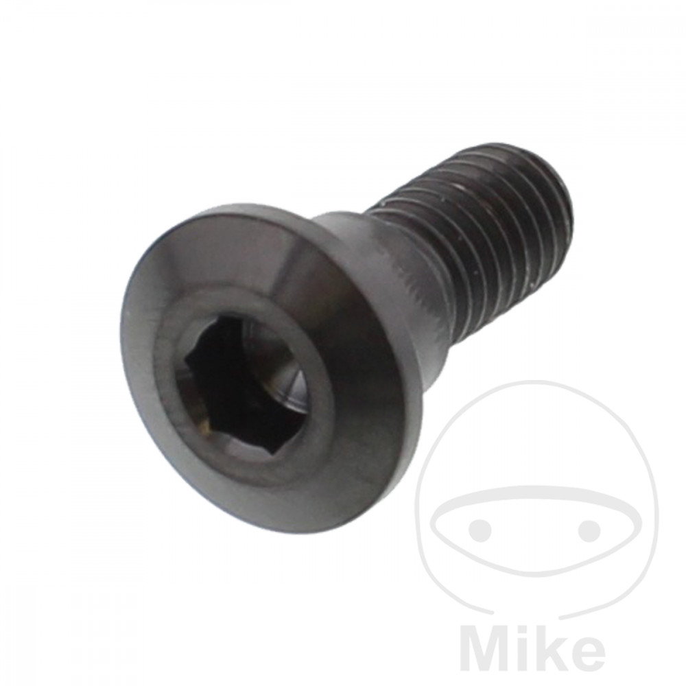 JMP šroub brzdového kotouče Bolt M8X1.25 mm 22 mm Titan černá barva SUZUKI AN 250 BURGMAN 03-06, AN 400 BURGMAN 03-16, AN 400 S BURGMAN 05-06, AN 400 Z BURGMAN 07-08, AN 400 A BURGMAN ABS 09-15, AN 400 ZA BURGMAN ABS 09-16, AN 400 A BURGMAN EURO3 ABS 16-1