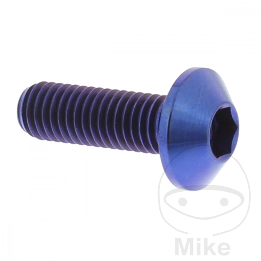 JMP šroub brzdového kotouče Bolt M8X1.25 mm 25 mm Titan modrý YAMAHA BT 1100 BULLDOG 02-06, FZ8 800 SA FAZER ABS 11-16, FZ8 800 N 11-15, FZ8 800 N ANNIVERSARY 12, FZ8 800 S FAZER 10-15, FZ8 800 NA ABS 11-16, FZ8 800 NA ANNIVERSARY ABS 12...