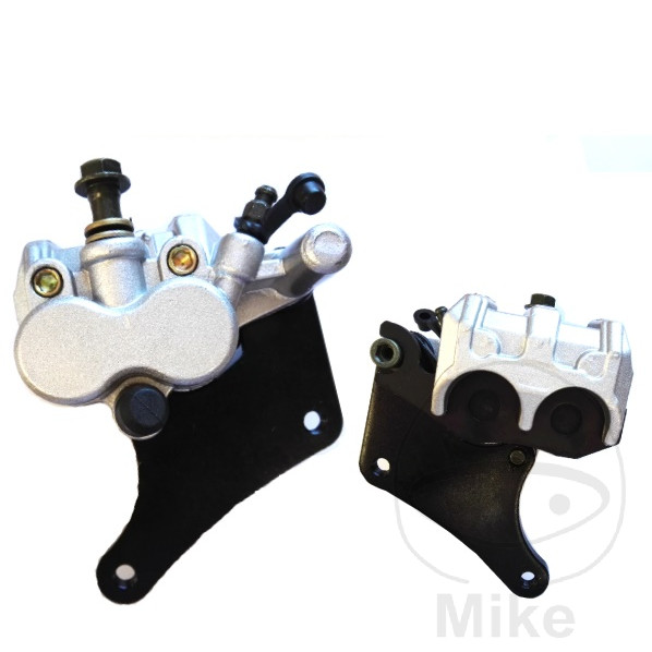Levně Mokix brzdový třmen stříbrná barva KYMCO GRAND DINK 50 05-08, GRAND DINK 50 S 08-13, GRAND DINK 50 G-DINK 13-18, GRAND DINK 125 01-16, GRAND DINK 125