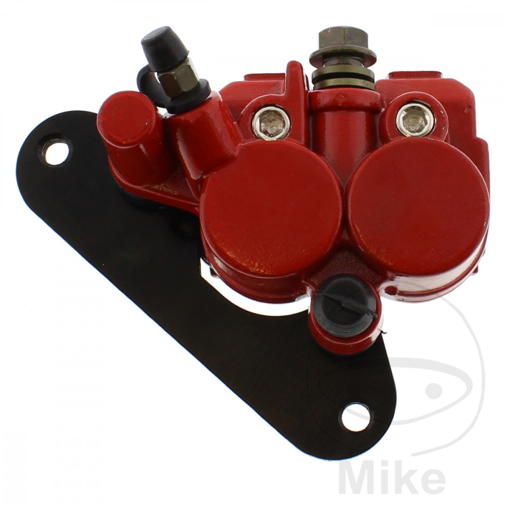 Mokix brzdový třmen červená barva SYM ALLO 50 11-17, ALLO 125 11-16, FIDDLE II 50 4T 07-20, FIDDLE II 125 07-14, JET 50 R SPORTX 07-15, JET 50 SR SPORTX 06-15, ORBIT 25 07-09...