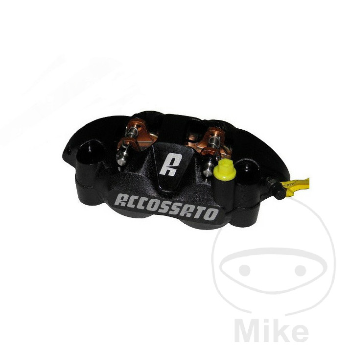 Levně Accossato brzdový třmen pravý černá 108MM ACC Bremsklotz Sinter ohne ABE HONDA CBR 600 RR 05-16, CBR 600 RRA ABS 09-16, CBR 1000 RR FIREBLADE 04-16,