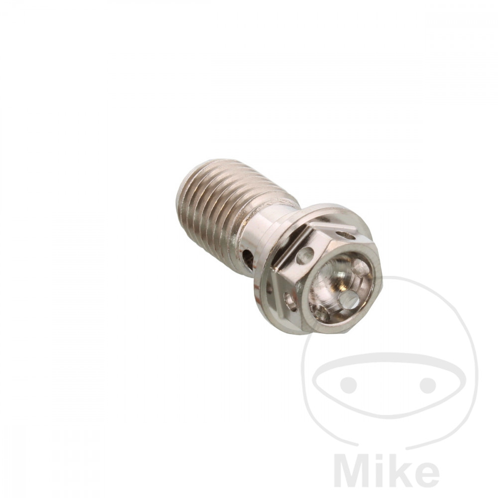 JMP šroub brzdové hadice jednoduchý M10X1.25 BOLT Edelstahl V4A Racing DUCATI HYPERMOTARD 1100 S 08-09, HYPERMOTARD 1100 SP EVO 10-13, HYPERMOTARD