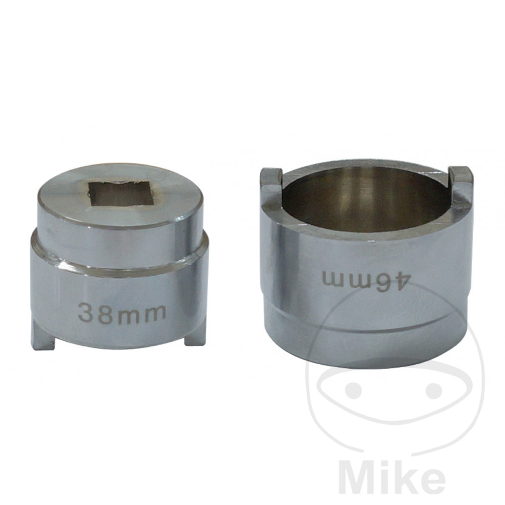 JMP socket nut set 38/46 mm for Triumph TRIUMPH DAYTONA 955 I DUAL-ARM SWINGARM 02, SPRINT 955 RS DUAL-ARM SWINGARM 00-02, SPRINT 955 RS ZWEIARMSCHWINGE 00-01