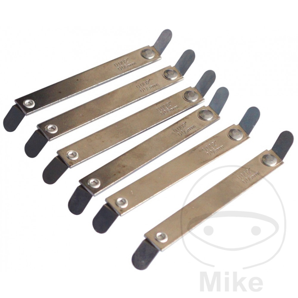 JMP feeler gauges (metric and imperial) 6-piece 0.10/0.13 mm