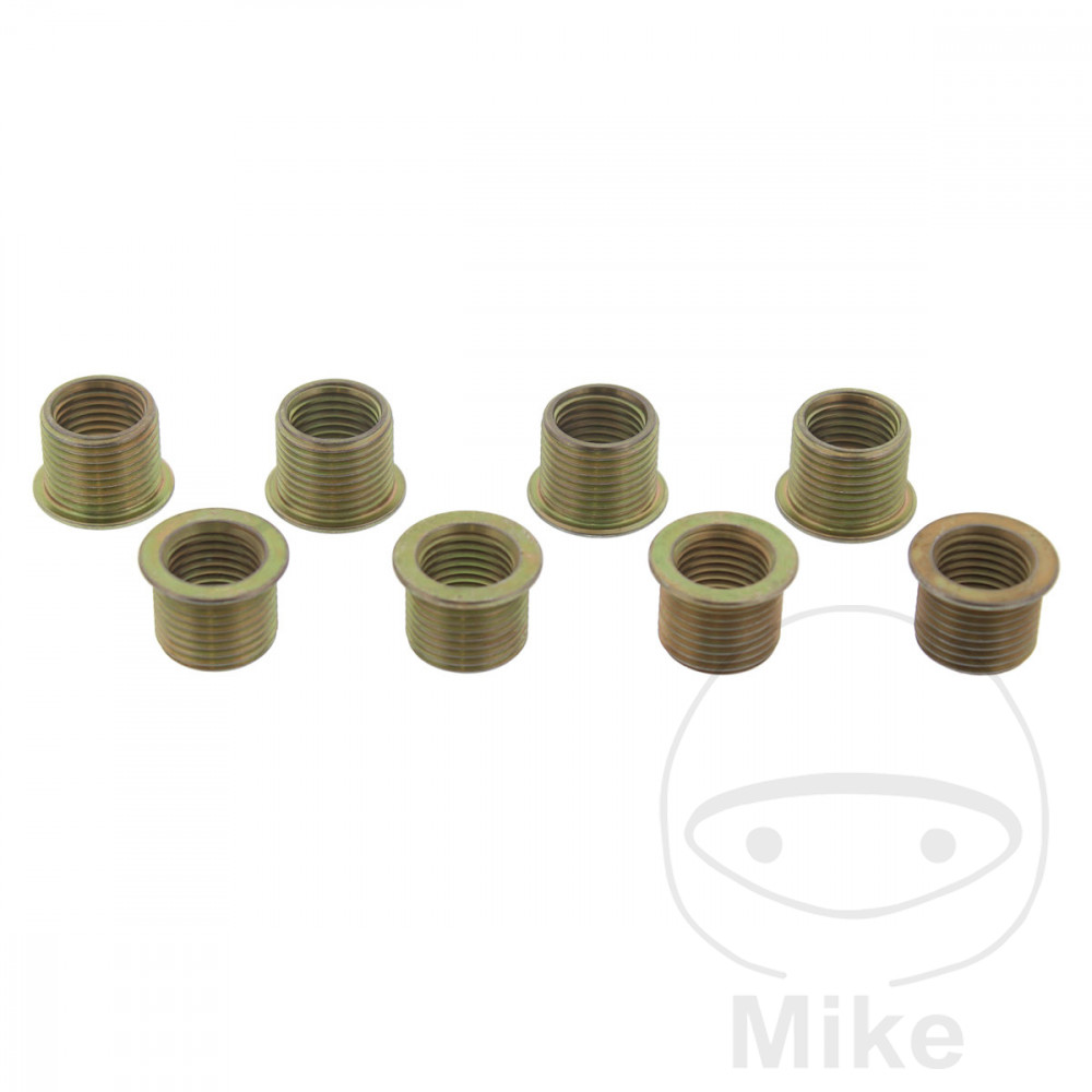 JMP spark plug thread inserts set of 8 M12/M15X1.25X19.00 mm