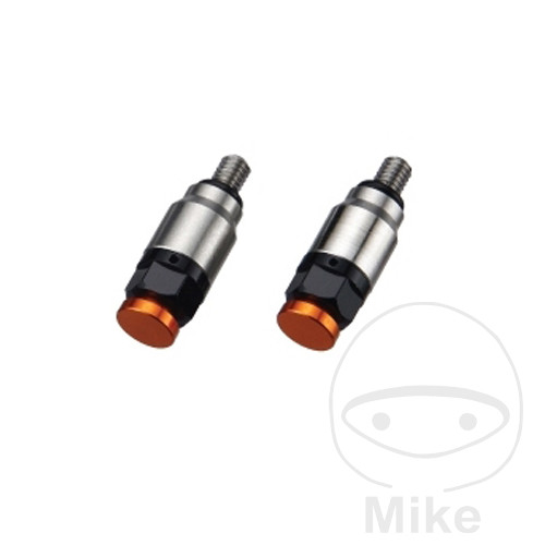 JMP odvzdušňovací ventilky předních vidlic M4 oranžová KTM ADVENTURE 640 E LC4 07, ADVENTURE 950 LC8 03-05, ADVENTURE 950 S LC8 03-05, ADVENTURE 990 S LC8 07-08, ADVENTURE 990 R LC8 09-13, ADVENTURE 990 LC8 ABS 07-09, ENDURO 690 LC4 08-09...