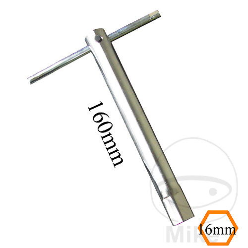 JMP klíč na svíčky 160mm SW16 T-rukojet´