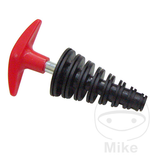 JMP zátka výfuku 10/35 mm černý s Rukojetí ADIVA NAMURA 50 09-10, ADLY/HER CHEE/HERKULES AIR TEC 1 50 AC 06-10, CHEE/HERKULES AIR TEC SSII 50 LC