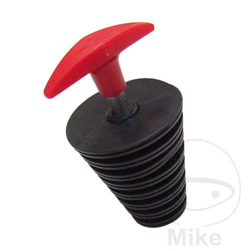 JMP zátka výfuku 23/52mm černý s Rukojetí ADIVA AD 125 08-10, AD 250 07, AD 250 IE 08-10, ADLY/HER CHEE/HERKULES AIR TEC 125 SUPER SONIC 09-10,