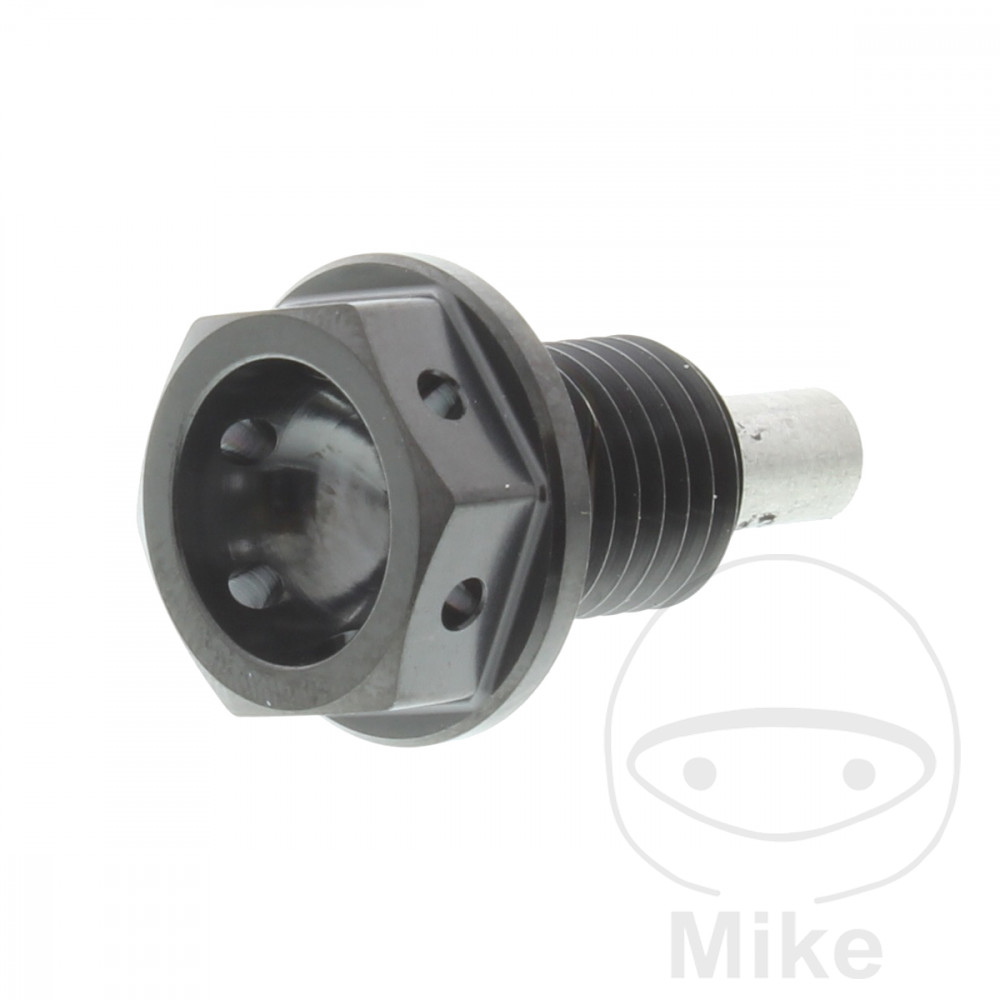 JMP šroub výpust oleje MAG BO M12X1.5MM 15MM TI černá ADLY/HER CHEE/HERKULES ATV 150 S SPORT 04-09, CHEE/HERKULES ATV 150 U UTILITY 04-07, CHEE/HERKULES ATV 300 S SPORT 04-07, CHEE/HERKULES ATV 300 U UTILITY 04-09, CHEE/HERKULES CANYON 280 07-13, CHEE/HER