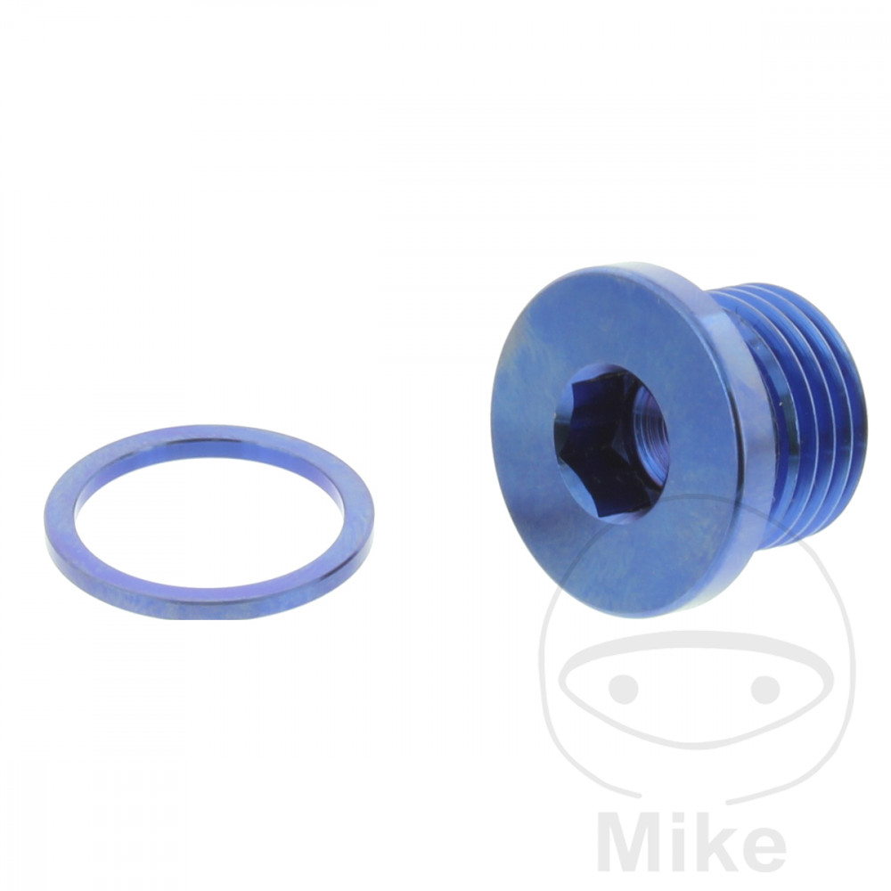 JMP šroub výpust oleje MAG BO M16X1.5 mm 10 mm Titan blau AJP SPR 310 R ENDURO 22, SPR 510 R ENDURO 22, BMW C 400 GT ABS 18-25, C 400 GT SE ABS 20, C 400 X ABS 18-25, C 600 SPORT ABS 12-15, C 600 SPORT EDITION ABS 14-15...